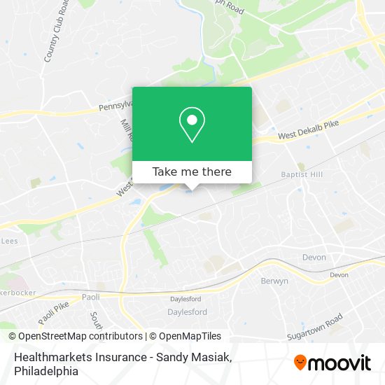 Mapa de Healthmarkets Insurance - Sandy Masiak