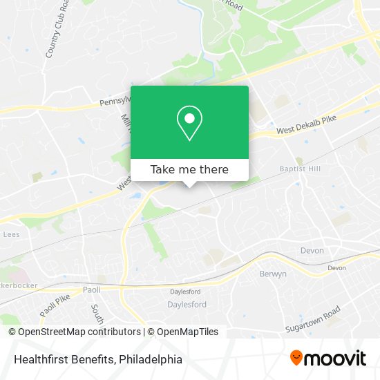 Healthfirst Benefits map