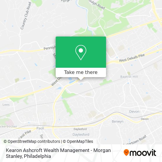 Mapa de Kearon Ashcroft Wealth Management - Morgan Stanley