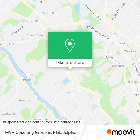 MVP Cosulting Group in map