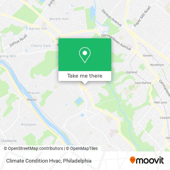 Climate Condition Hvac map