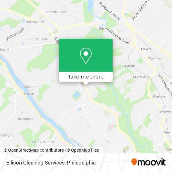 Mapa de Ellison Cleaning Services