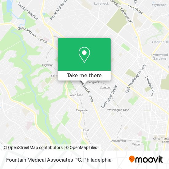 Mapa de Fountain Medical Associates PC