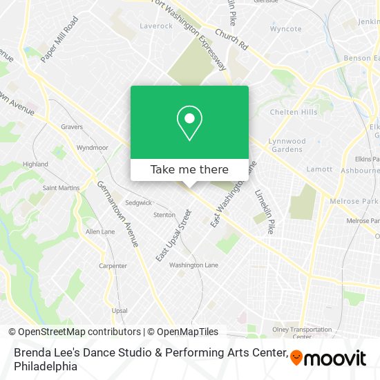 Mapa de Brenda Lee's Dance Studio & Performing Arts Center
