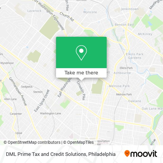 DML Prime Tax and Credit Solutions map
