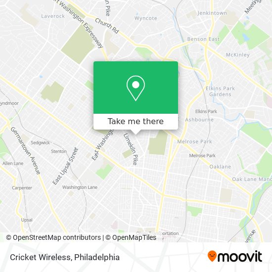 Cricket Wireless map