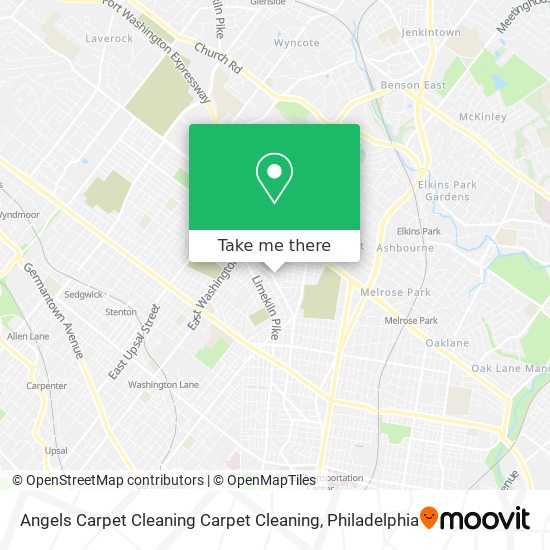 Angels Carpet Cleaning Carpet Cleaning map