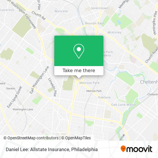 Daniel Lee: Allstate Insurance map