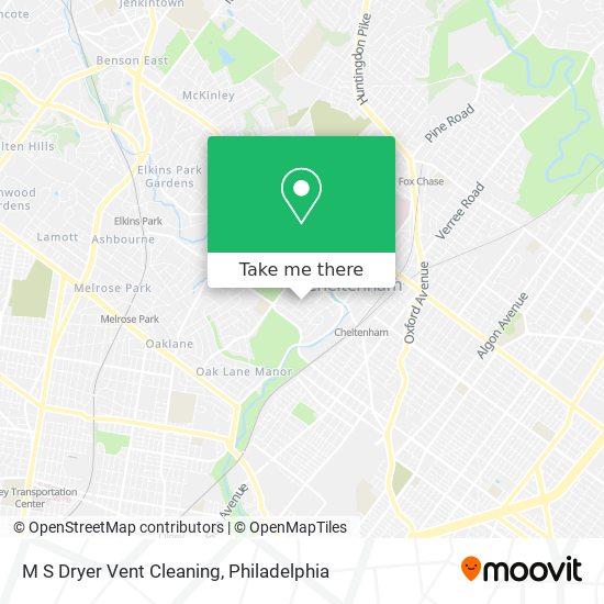 M S Dryer Vent Cleaning map
