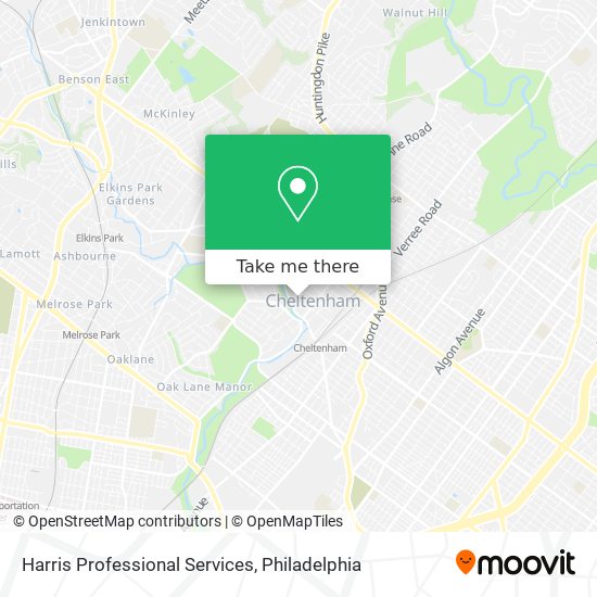 Mapa de Harris Professional Services