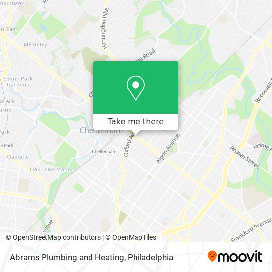 Abrams Plumbing and Heating map