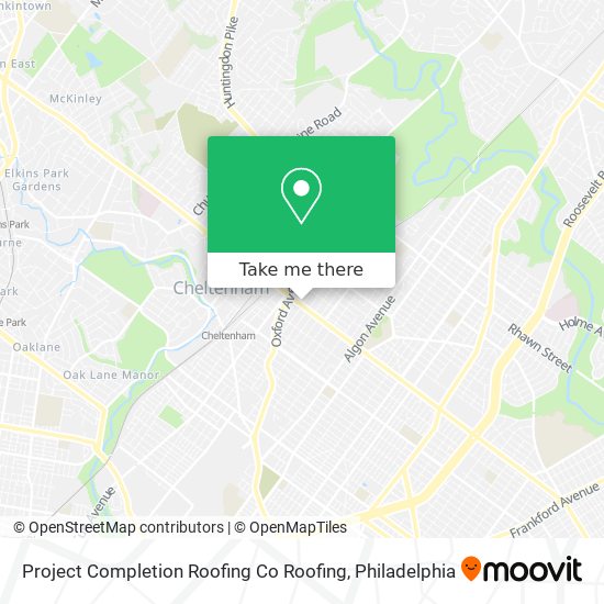 Project Completion Roofing Co Roofing map
