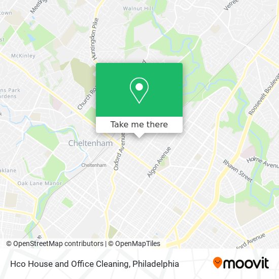 Hco House and Office Cleaning map