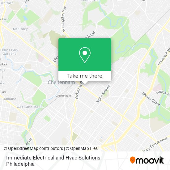 Immediate Electrical and Hvac Solutions map
