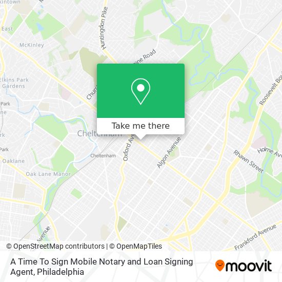 Mapa de A Time To Sign Mobile Notary and Loan Signing Agent