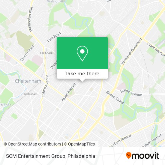 SCM Entertainment Group map