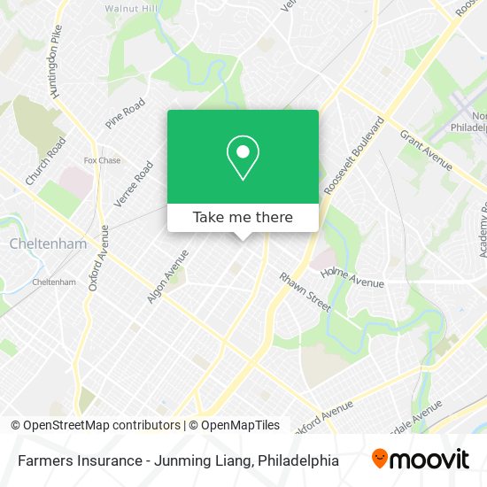 Mapa de Farmers Insurance - Junming Liang