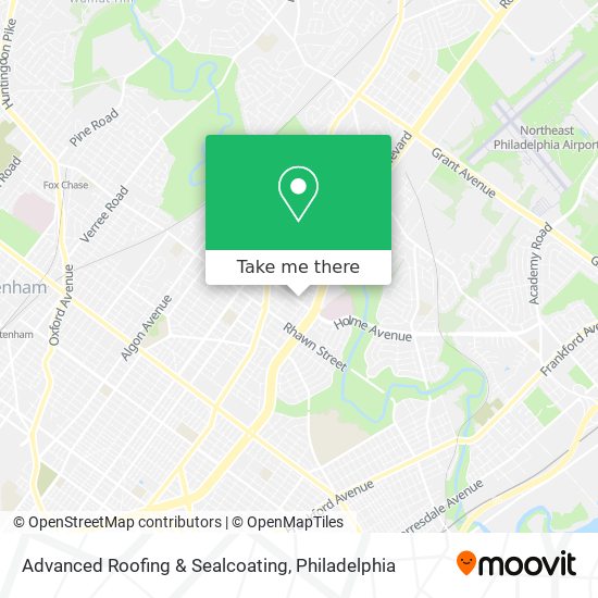 Advanced Roofing & Sealcoating map