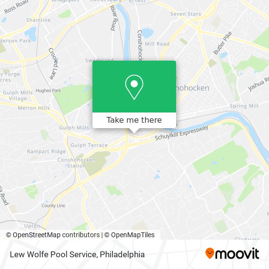 Lew Wolfe Pool Service map