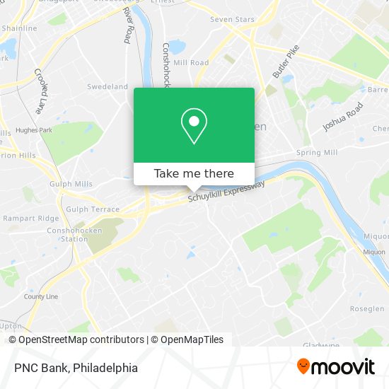 PNC Bank map