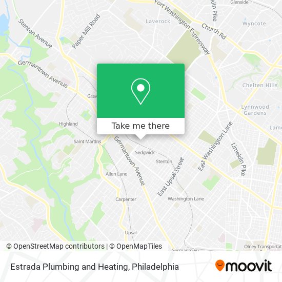 Estrada Plumbing and Heating map