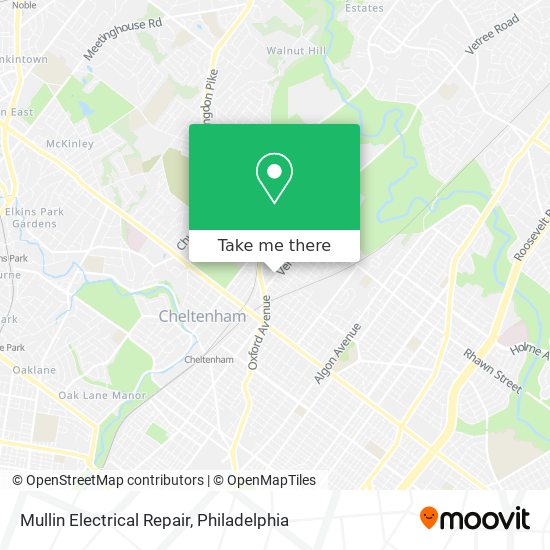 Mullin Electrical Repair map