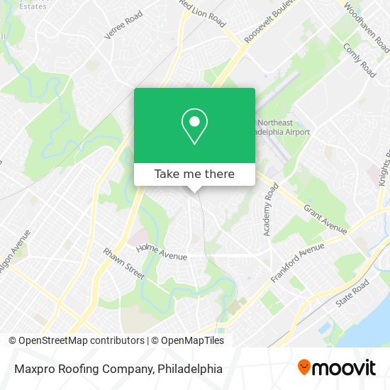 Maxpro Roofing Company map