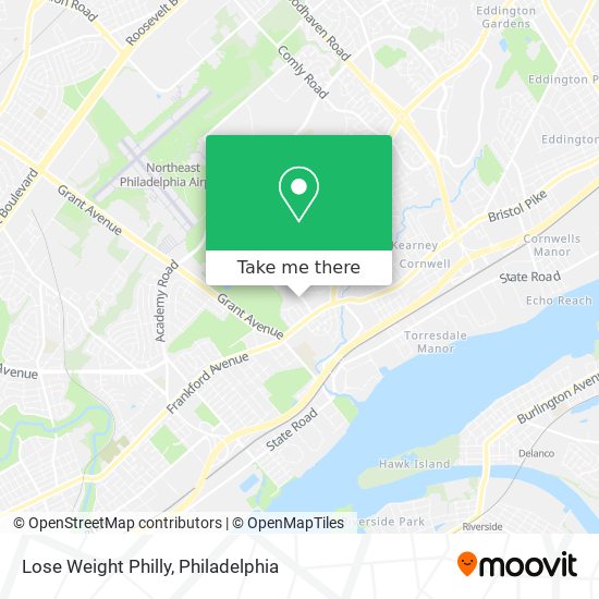 Mapa de Lose Weight Philly