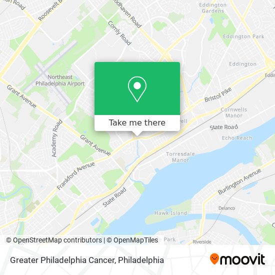 Mapa de Greater Philadelphia Cancer