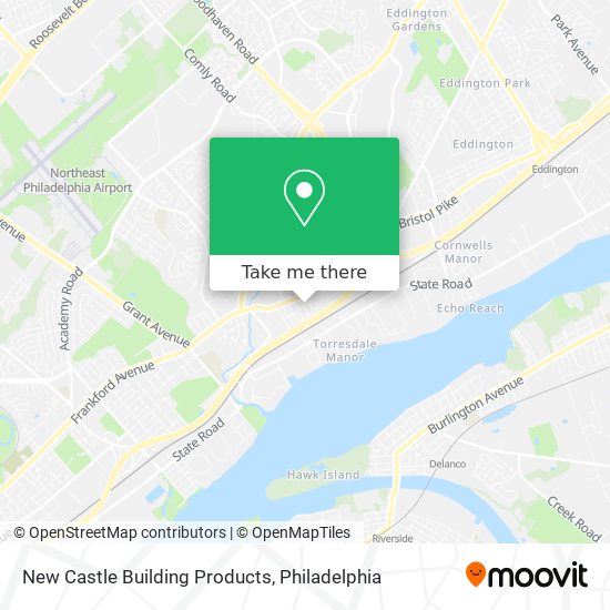 Mapa de New Castle Building Products