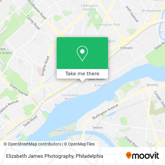 Elizabeth James Photography map