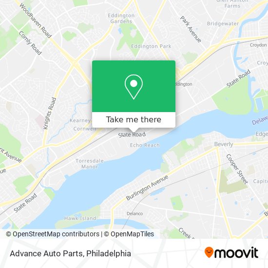 Mapa de Advance Auto Parts