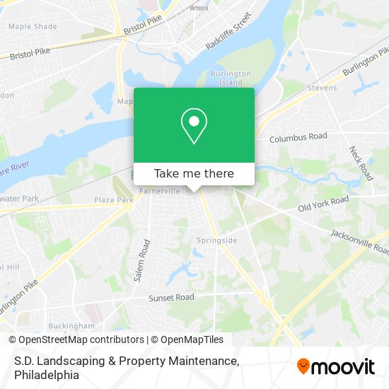 S.D. Landscaping & Property Maintenance map