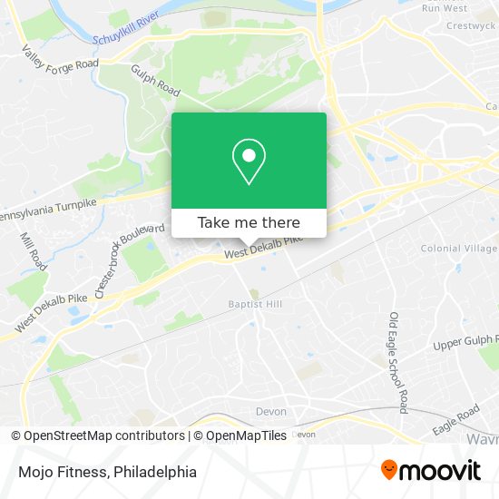 Mojo Fitness map