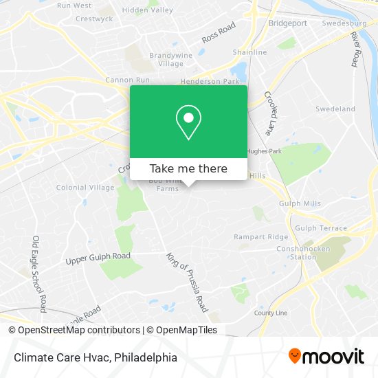 Climate Care Hvac map