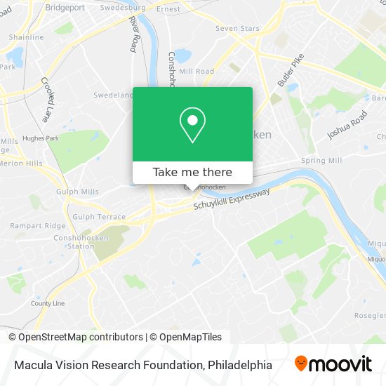 Macula Vision Research Foundation map