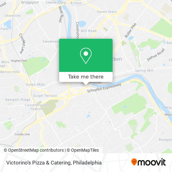 Victorino's Pizza & Catering map