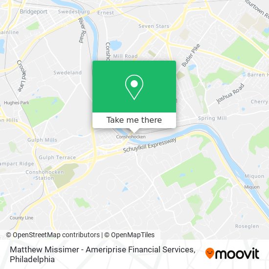 Mapa de Matthew Missimer - Ameriprise Financial Services