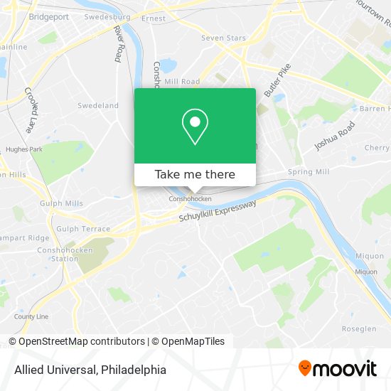 Mapa de Allied Universal