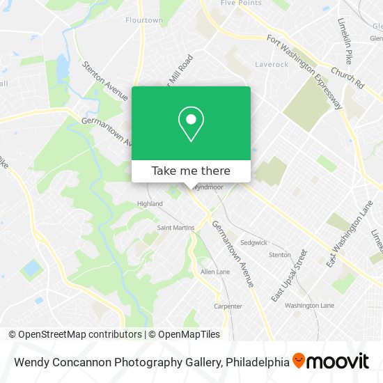 Wendy Concannon Photography Gallery map