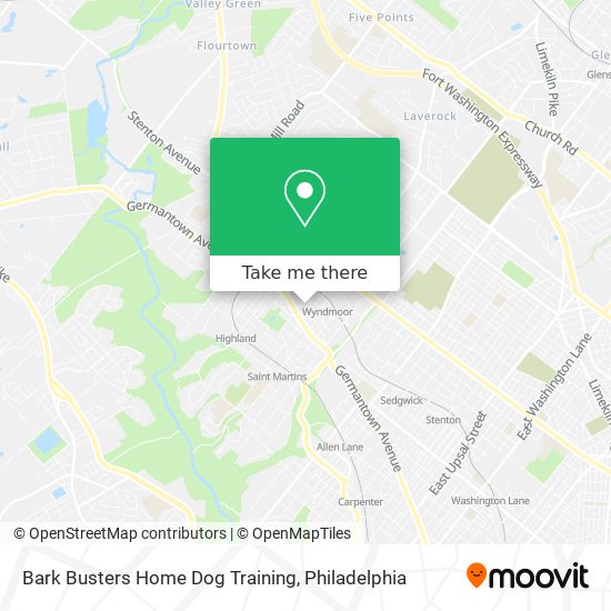 Bark Busters Home Dog Training map