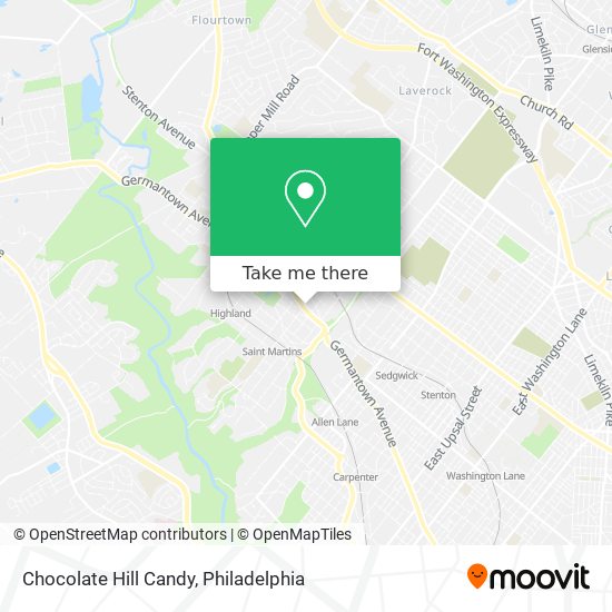 Chocolate Hill Candy map