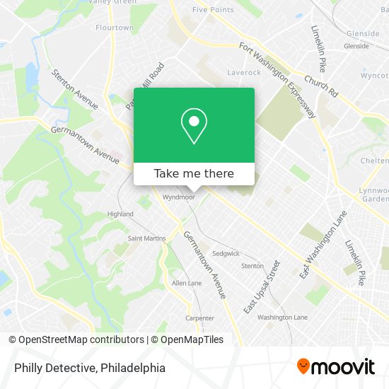 Mapa de Philly Detective