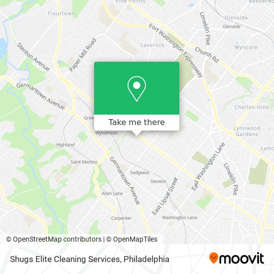 Mapa de Shugs Elite Cleaning Services