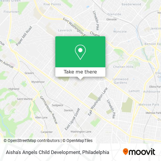 Aisha's Angels Child Development map