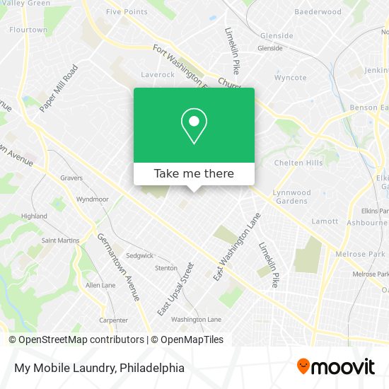 My Mobile Laundry map