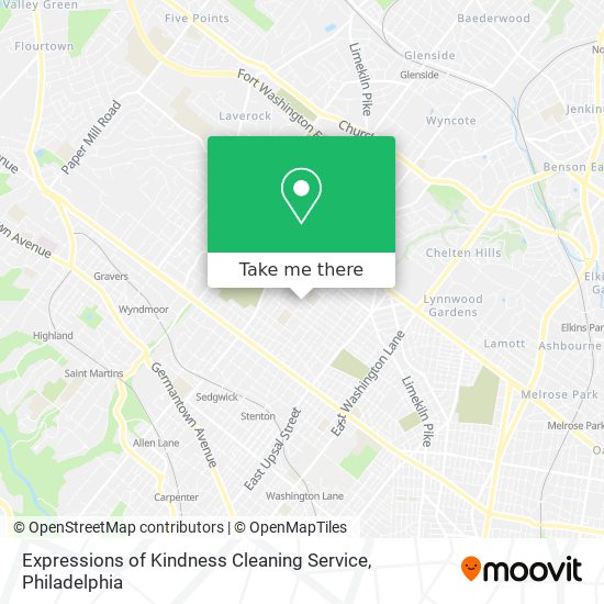 Expressions of Kindness Cleaning Service map