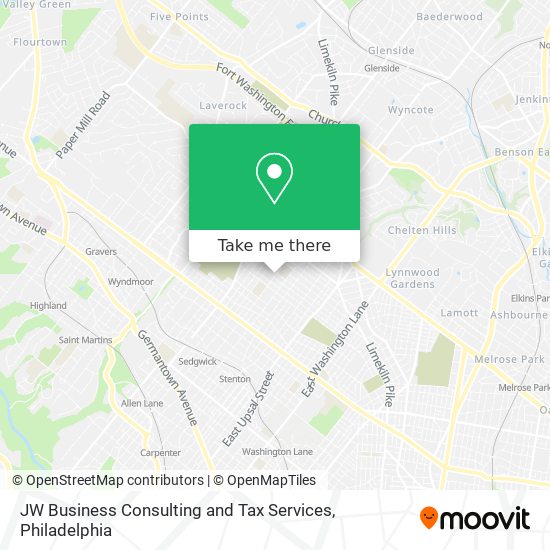 JW Business Consulting and Tax Services map