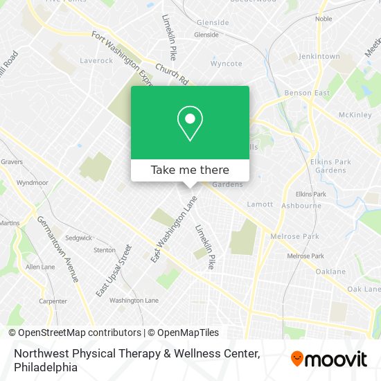 Northwest Physical Therapy & Wellness Center map