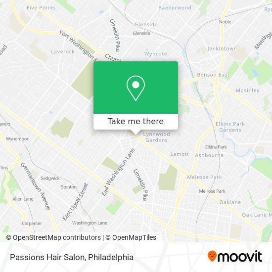 Passions Hair Salon map